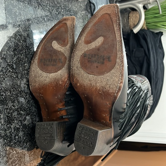RARE FIND!!!! Corral Crystal fringe cowboy boots - Picture 9 of 10